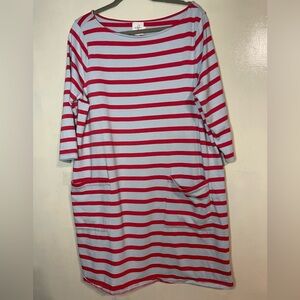 The nines by HATCH maternity dress size XL Striped pockets casual